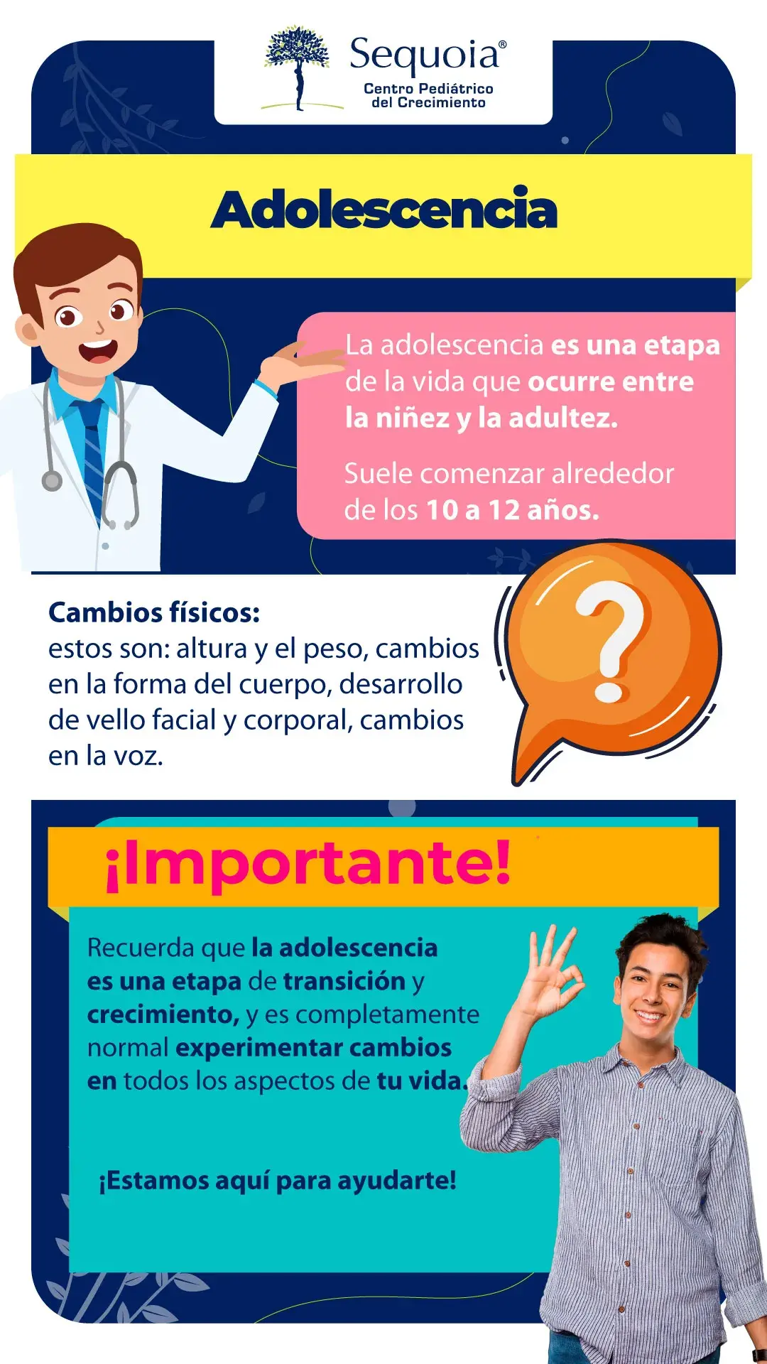  infografía de Adolescencia