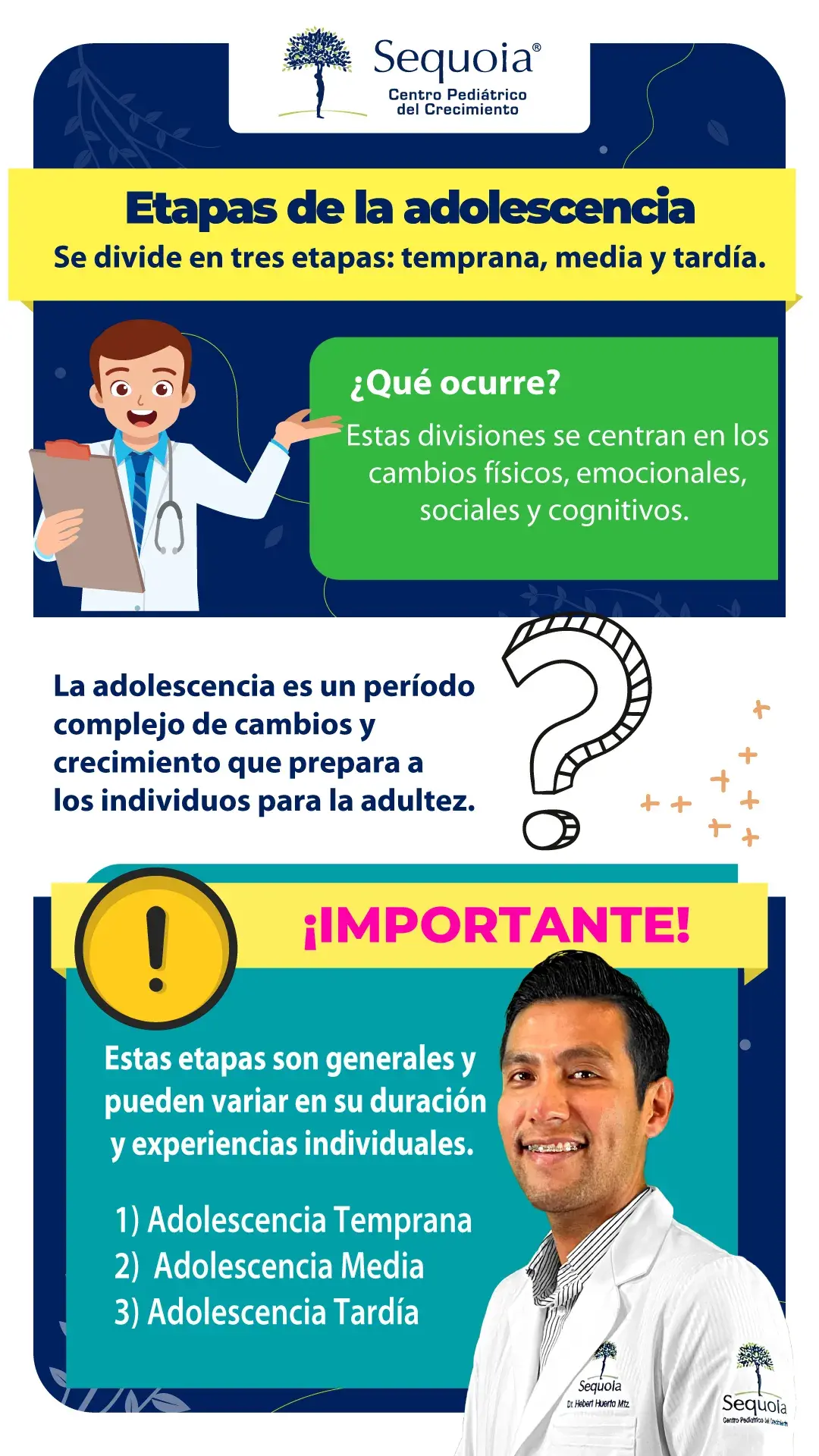 Etapas de la adolescencia