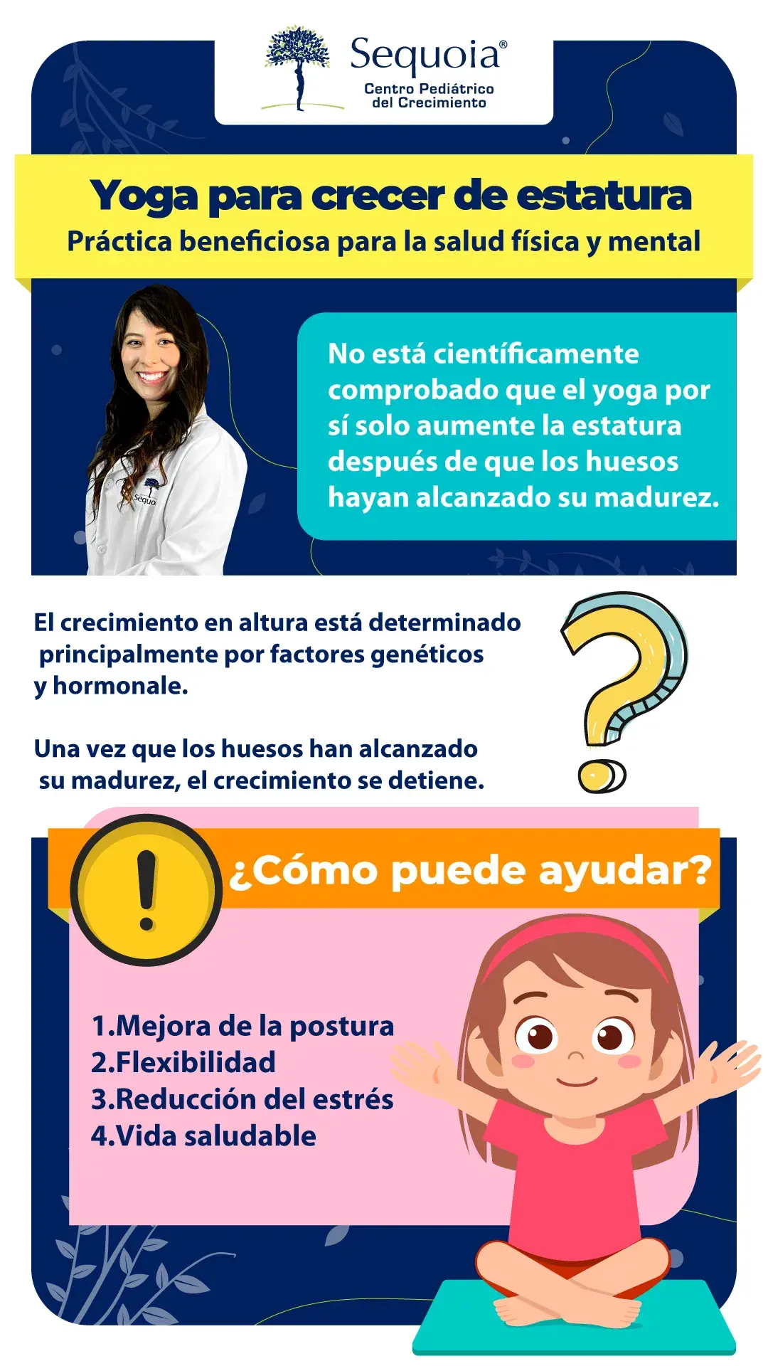 Yoga para crecer de estatura