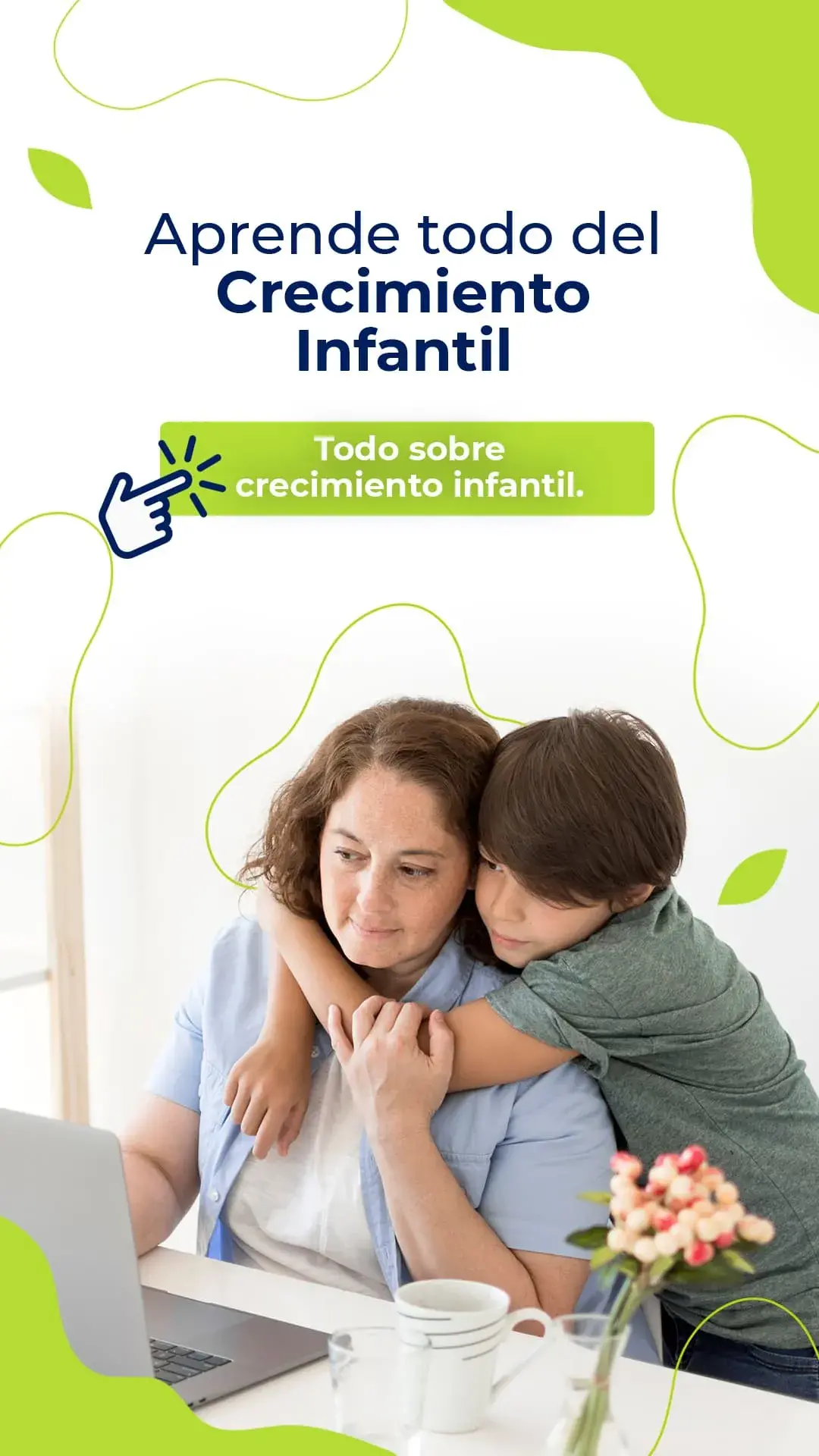 Banner aprende todo sobre el crecimiento infantil.