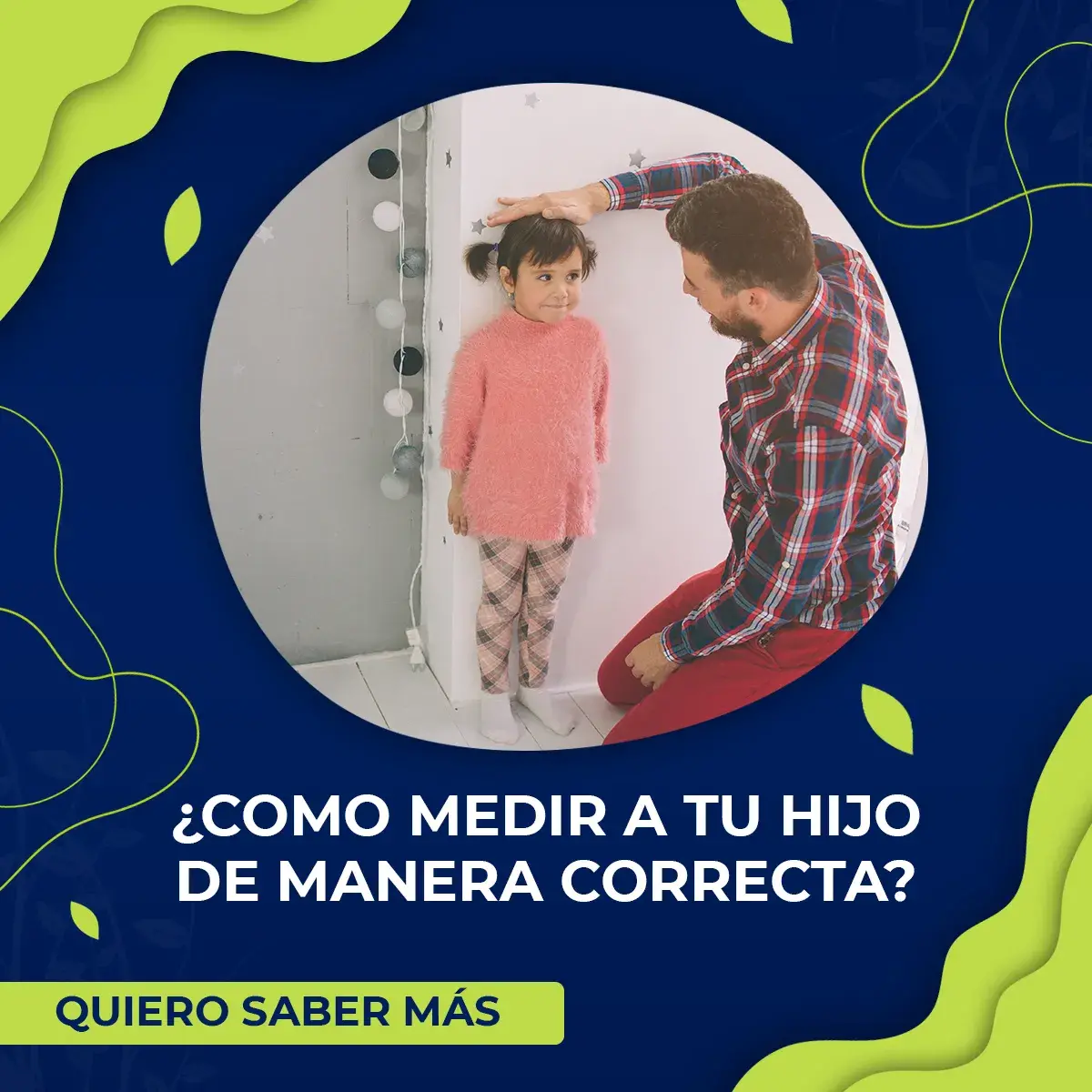 Banner que lleva a como medir a tu hijo de manera correcta
