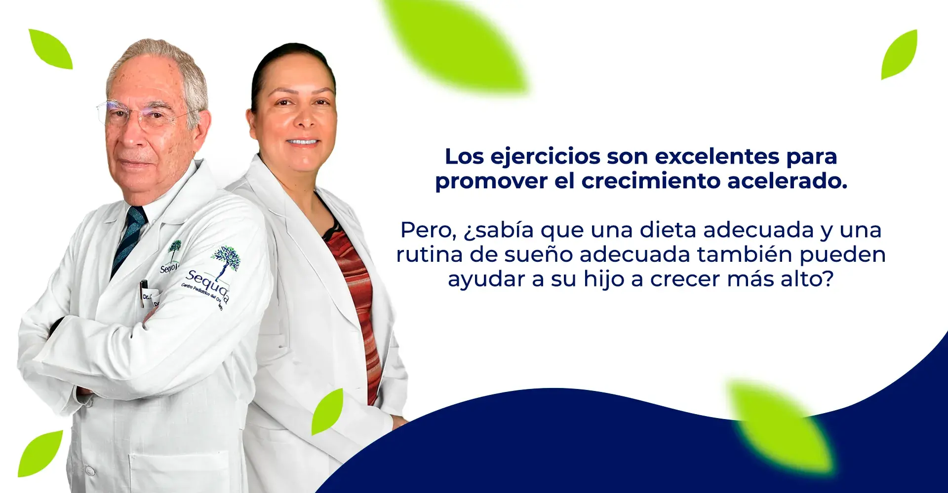 Banner doctores ejercicios para crecer