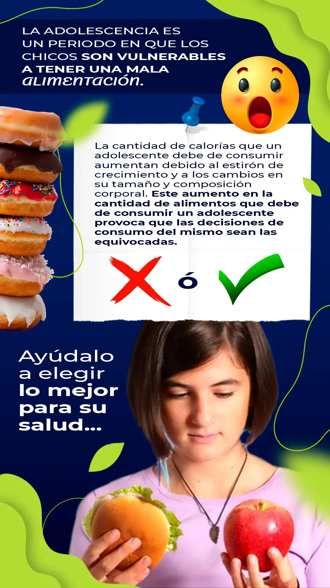 Comida rápida en la adolescencia