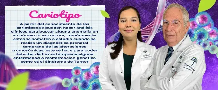 El cariotipo es el conjunto de cromosomas que se analizan para detectar alguna anomalía.