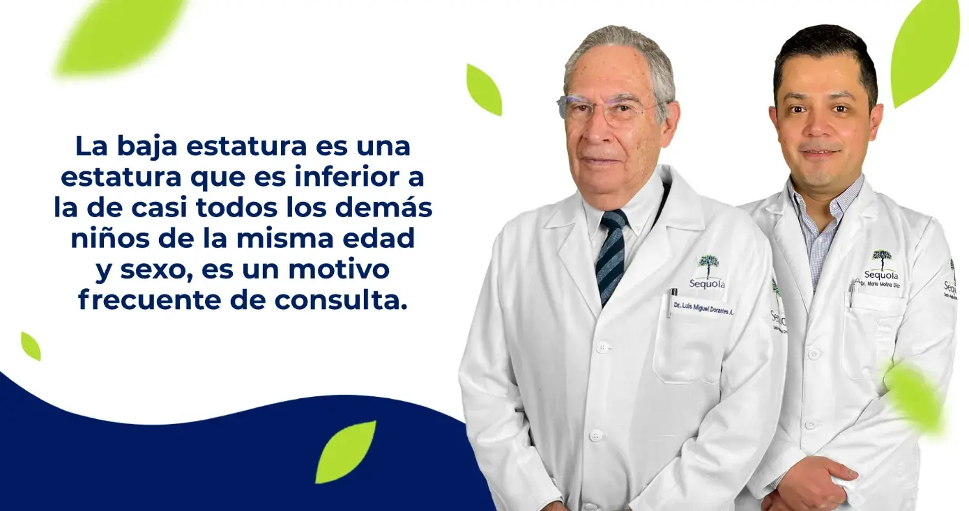 banner informativo sobre baja estatura