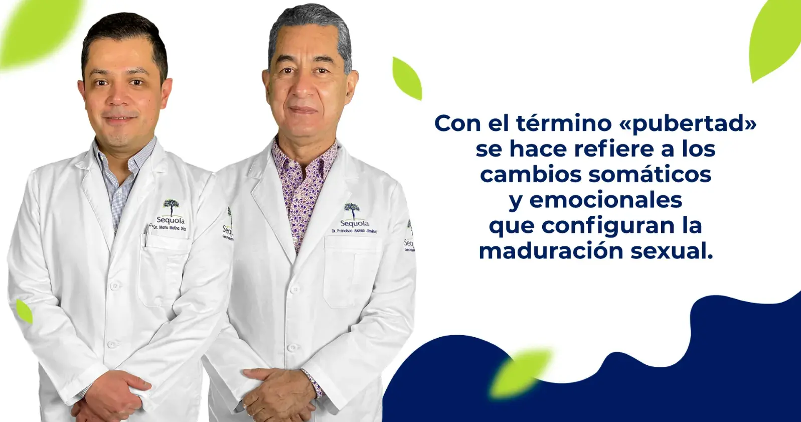 banner informativo sobre estirón puberal