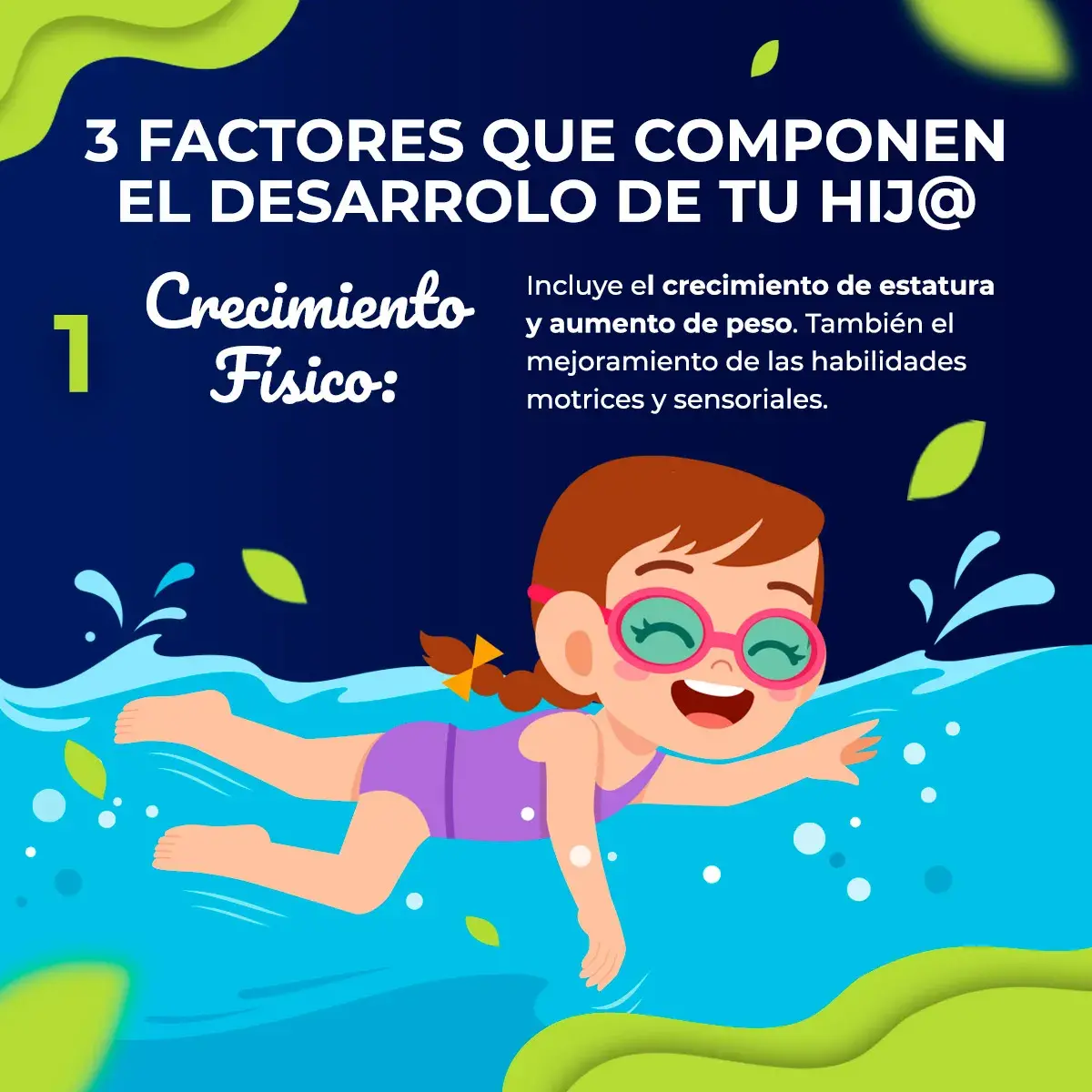 Crecimiento y desarrollo fisico de un niño