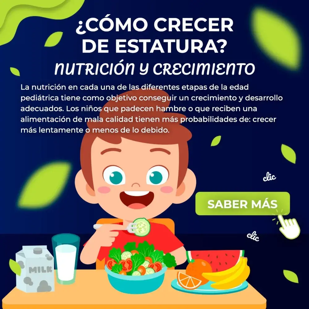 ¿Cómo crecer de estatura? - nutrición y crecimiento