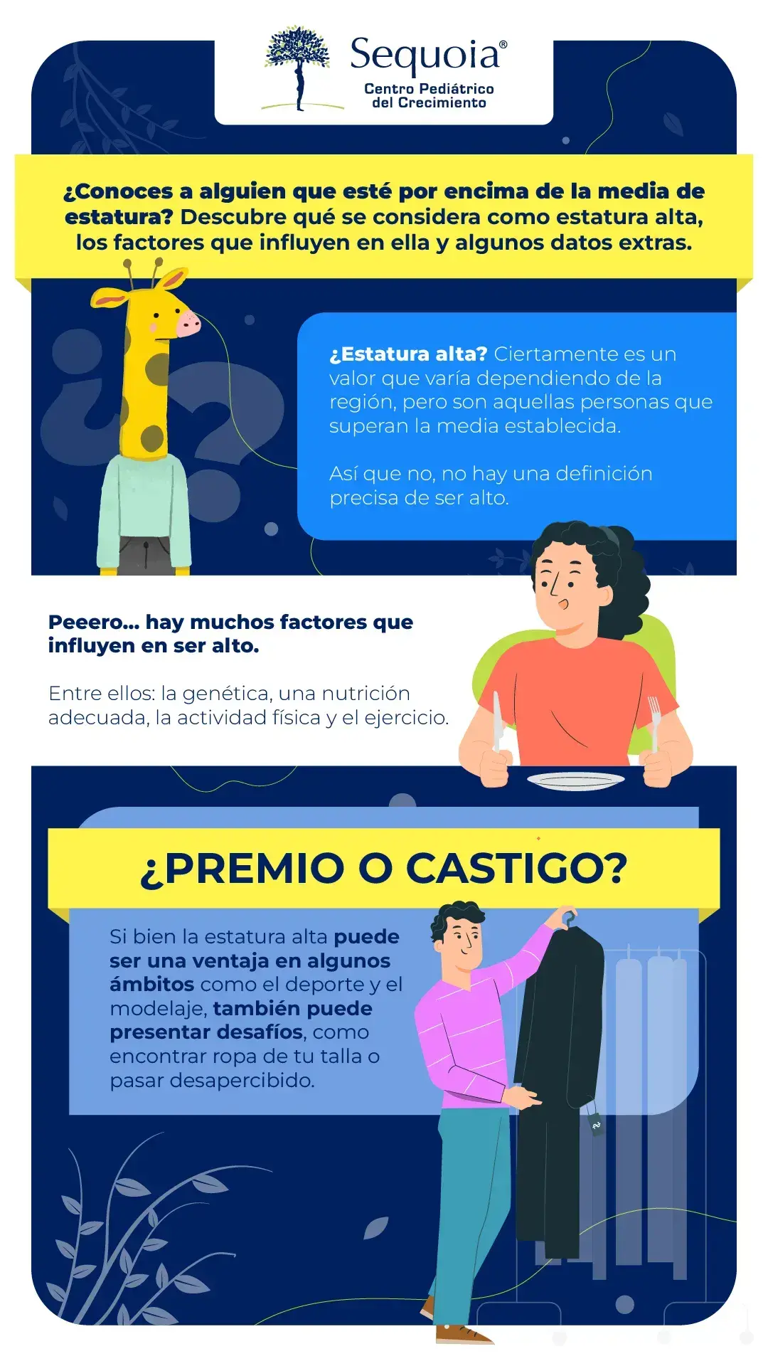 Estatura Alta Infografía